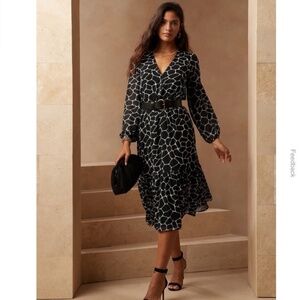 Banana Republic Flounce Hem Maxi Dress